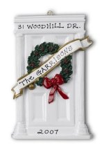 Door with Wreath